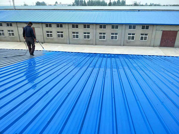 五湖渔场 彩钢瓦喷漆翻新工业厂房、仓库